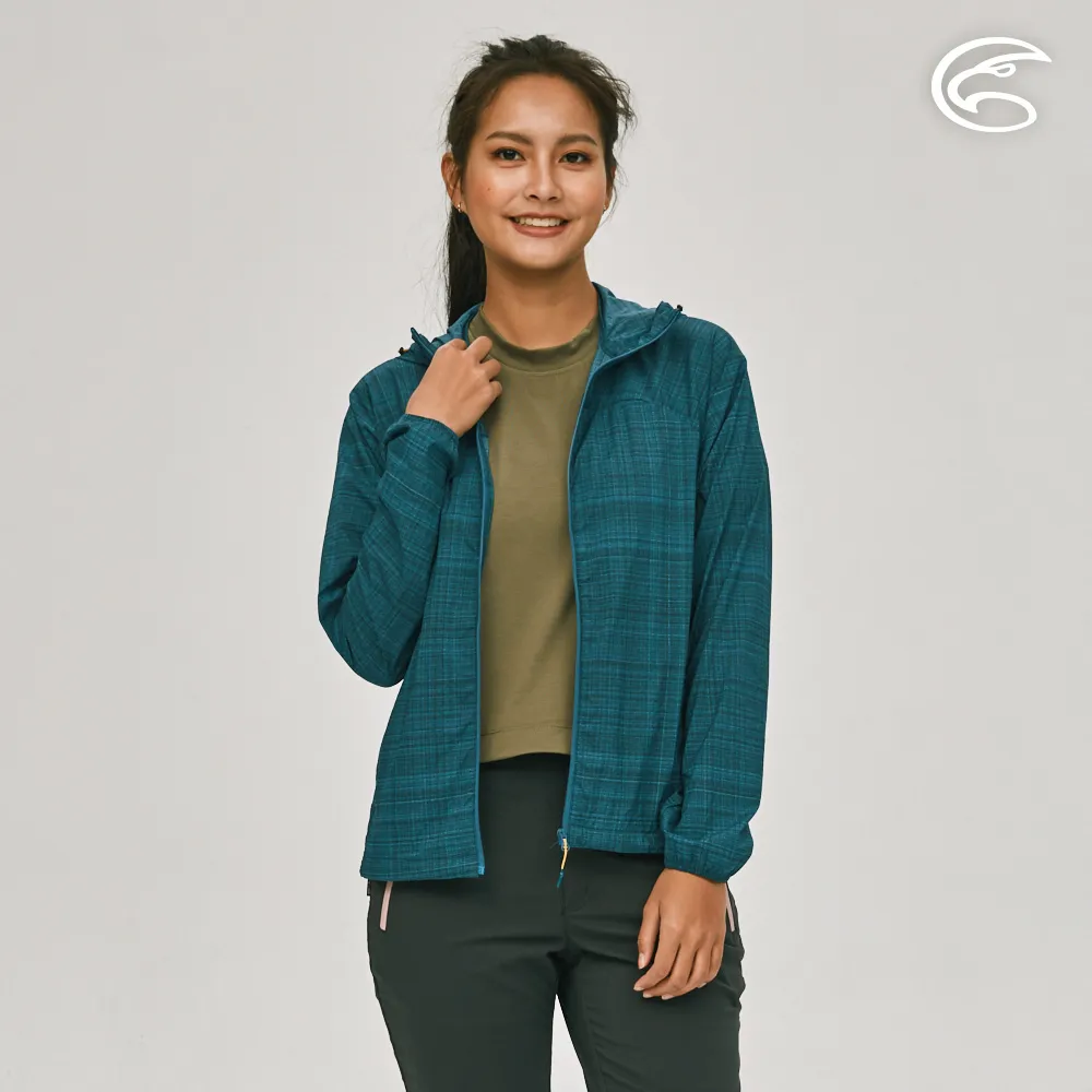ADISI 女輕肌感彈透印花抗風撥水連帽外套AJ2391055 (S-2XL) 瑪雅藍罌粟｜輕薄透氣 輕抗風 輕撥水 歷史價格詳細信息
