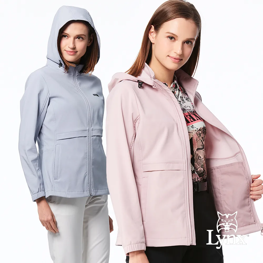 【Lynx Golf】女款舒適修身膠印造型左胸活片設計拉鍊口袋長袖可拆式連帽外套(二色) 歷史價格詳細信息