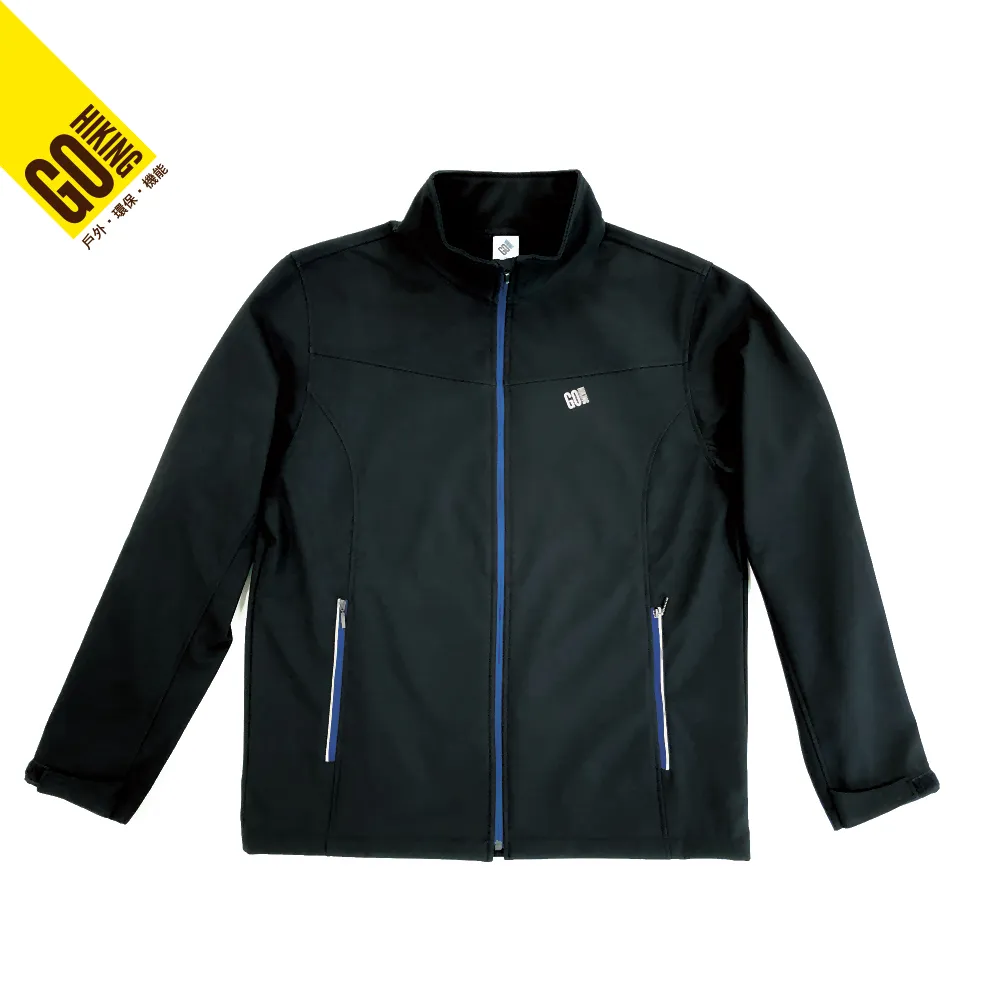 【GOHIKING】男立領超潑水防風外套[海軍藍] 歷史價格詳細信息