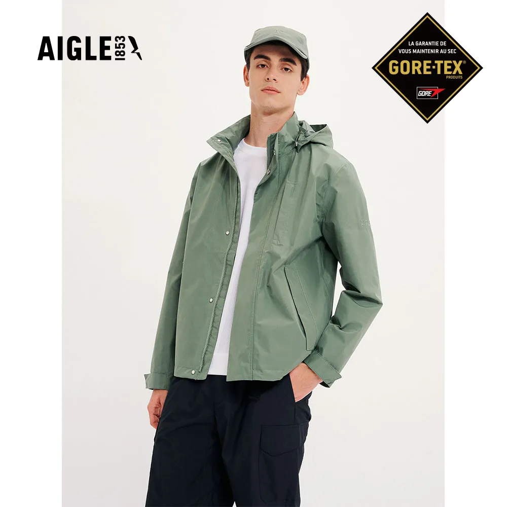 AIGLE 男 防水透氣外套(AG-FAA57A080)-軍綠 歷史價格詳細信息