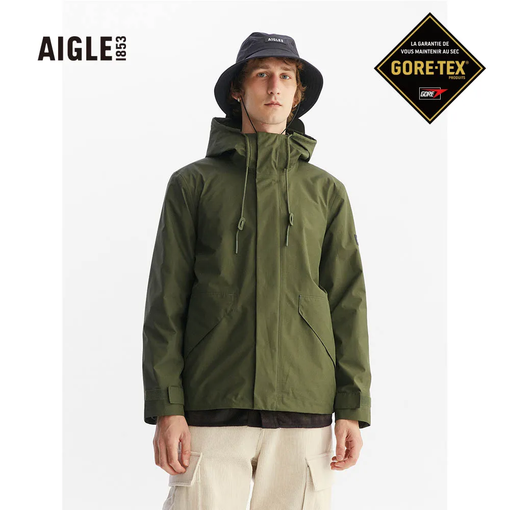 AIGLE 男 防水透氣外套(AG-FAA57A080)-軍綠 歷史價格詳細信息