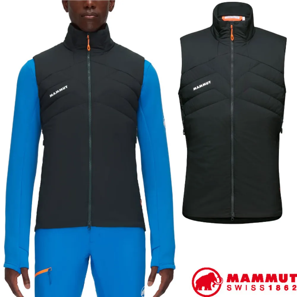 【MAMMUT 長毛象】男 Rime Light IN Flex彈性防風保暖可壓縮背心/1013-02170-00189 黑/幻影黑 歷史價格詳細信息