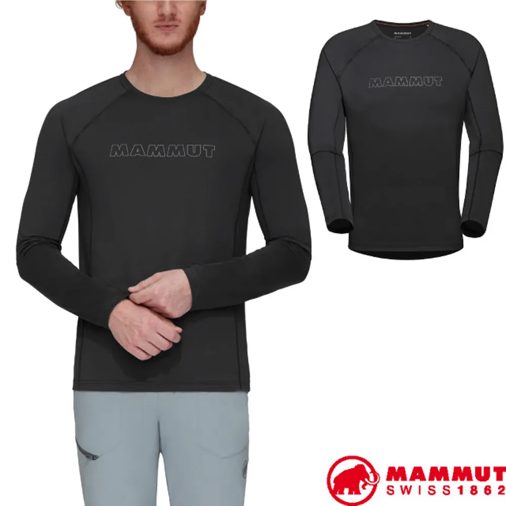 【MAMMUT 長毛象】男 Selun FL 快乾彈力長袖圓領運動T恤/1016-01440-5118 海洋藍 歷史價格詳細信息