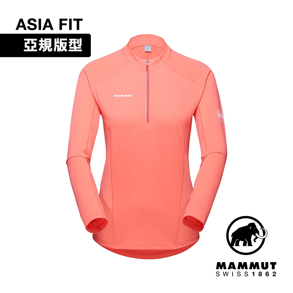【Mammut 長毛象】Aenergy FL Half Zip AF 抗菌半拉長袖排汗衣 磚紅 女款 #1016-01320 歷史價格詳細信息