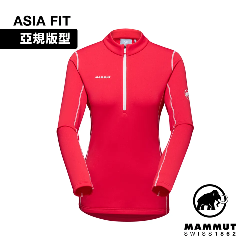 【長毛象】女 Aenergy ML Half Zip Pull 半門襟彈性長袖排汗衣_1016-01130-0001 黑 歷史價格詳細信息