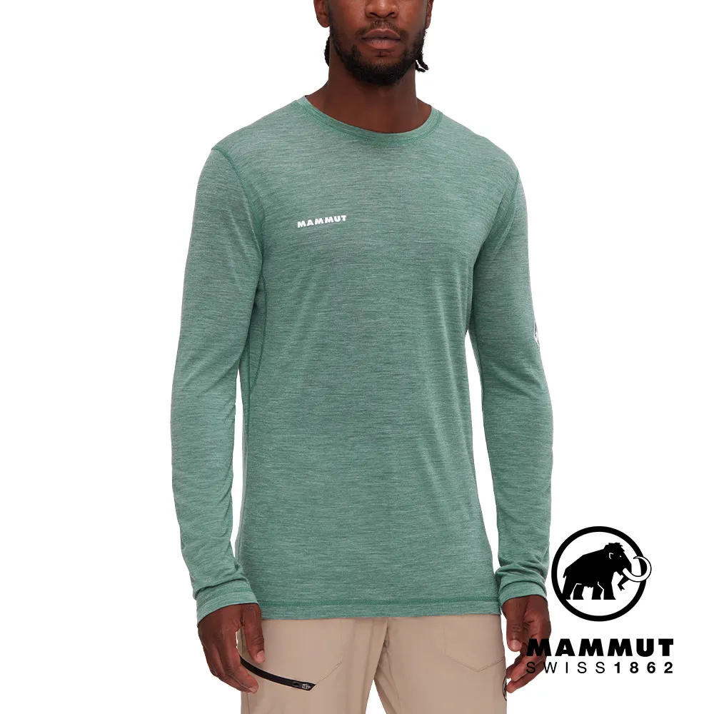 【MAMMUT 長毛象】男 Tree Wool AF 美麗諾羊毛輕量保暖長袖圓領T恤/1016-01720-0001 黑 歷史價格詳細信息
