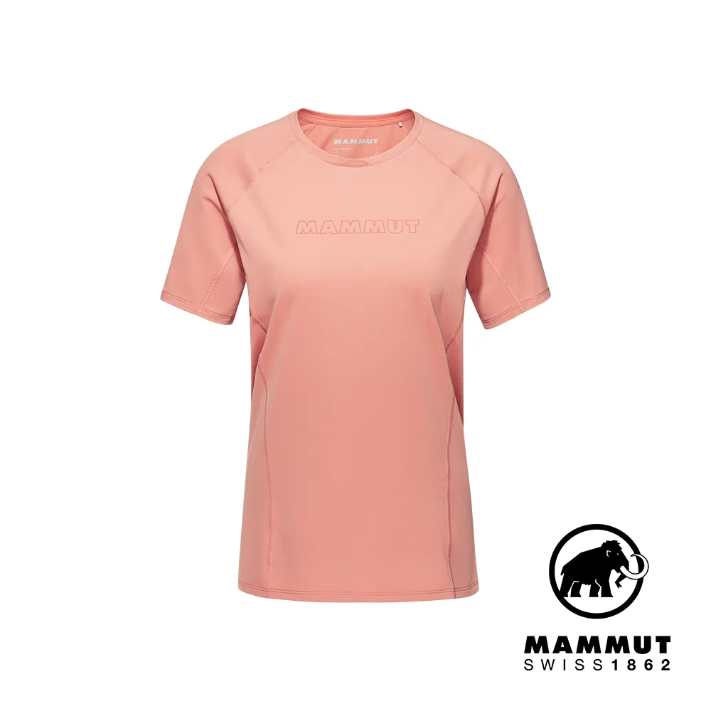 【MAMMUT 長毛象】女 Selun FL T-Shirt Logo 機能防曬短袖T恤.圓領吸/1017-05060-3770 石英粉 歷史價格詳細信息