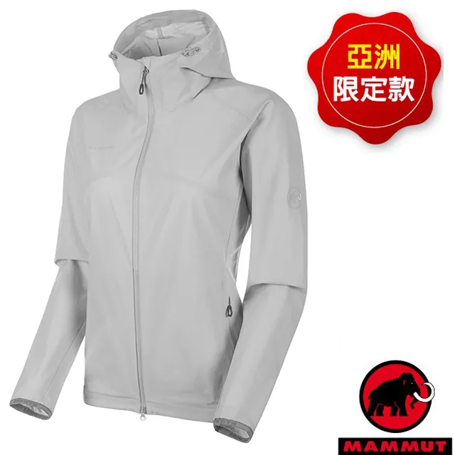 【MAMMUT 長毛象】女GRANITE SO Hooded Jacket AF 防潑水軟殼連帽外套/1011-00332-00697 鉑金灰 歷史價格詳細信息