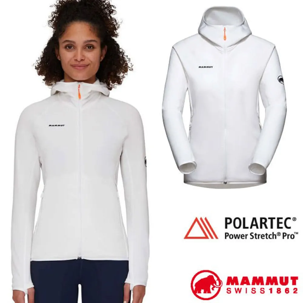 【MAMMUT 長毛象】女 Aconcagua AF 輕量透氣耐磨保暖刷毛立領外套/1014-04452-0243 白 歷史價格詳細信息
