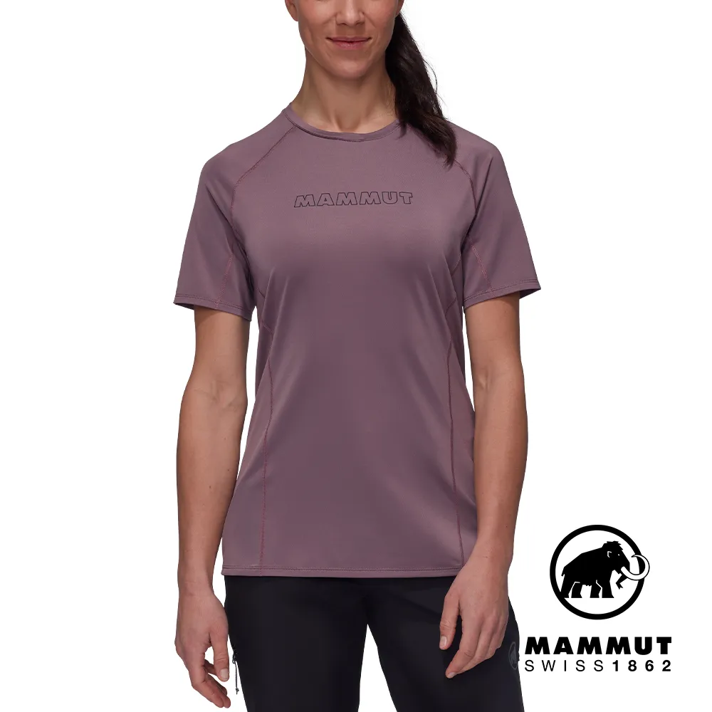 【MAMMUT 長毛象】女 Selun FL T-Shirt Logo 機能防曬短袖T恤.圓領吸/1017-05060-3770 石英粉 歷史價格詳細信息