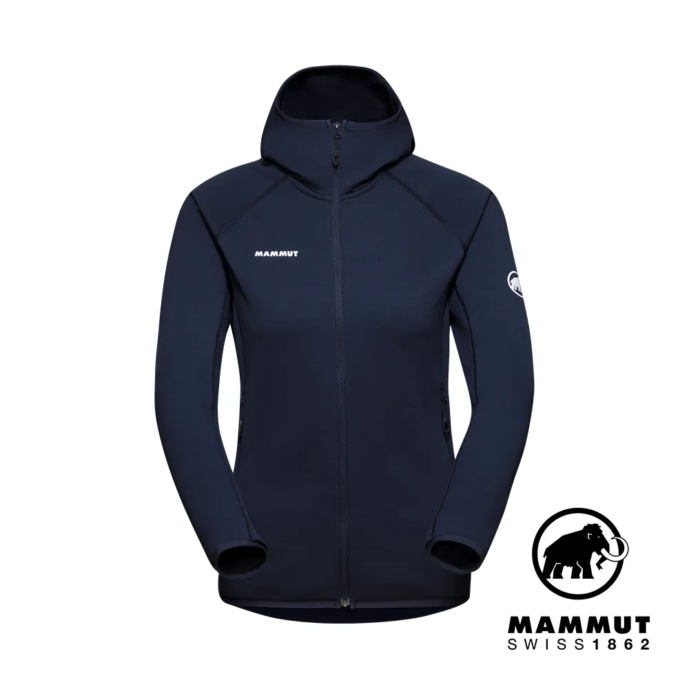 【Mammut 長毛象】Aconcagua ML Hooded Jacket W 運動刷毛連帽外套 女款 海洋藍 #1014-04442 歷史價格詳細信息