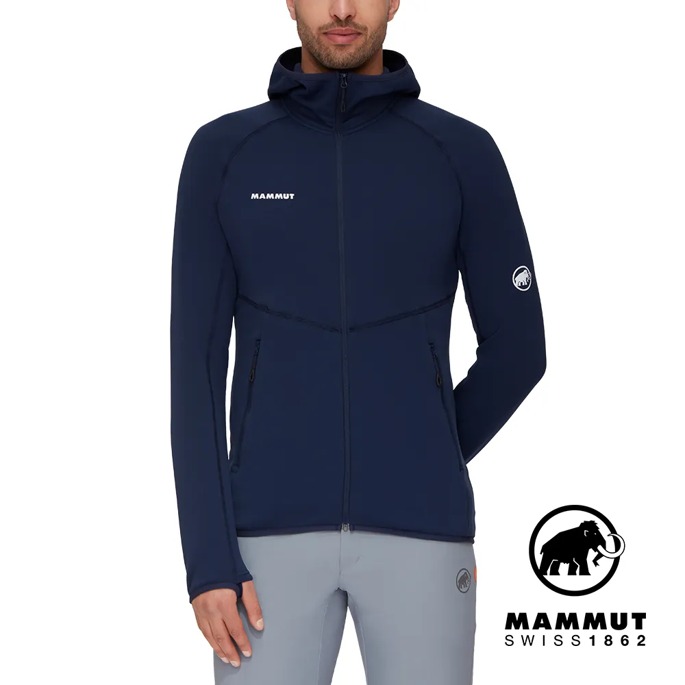 【Mammut 長毛象】Aconcagua ML Hooded Jacket W 運動刷毛連帽外套 女款 海洋藍 #1014-04442 歷史價格詳細信息