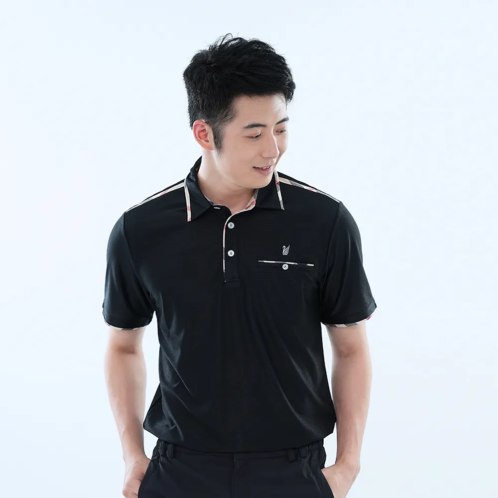 遊遍天下 男款抗UV吸濕排汗機能格紋POLO衫GS1017暗紫 歷史價格詳細信息