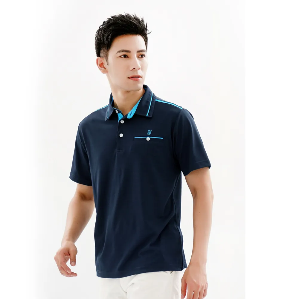 遊遍天下 MIT男款排汗短袖POLO衫GS1006丈青 歷史價格詳細信息