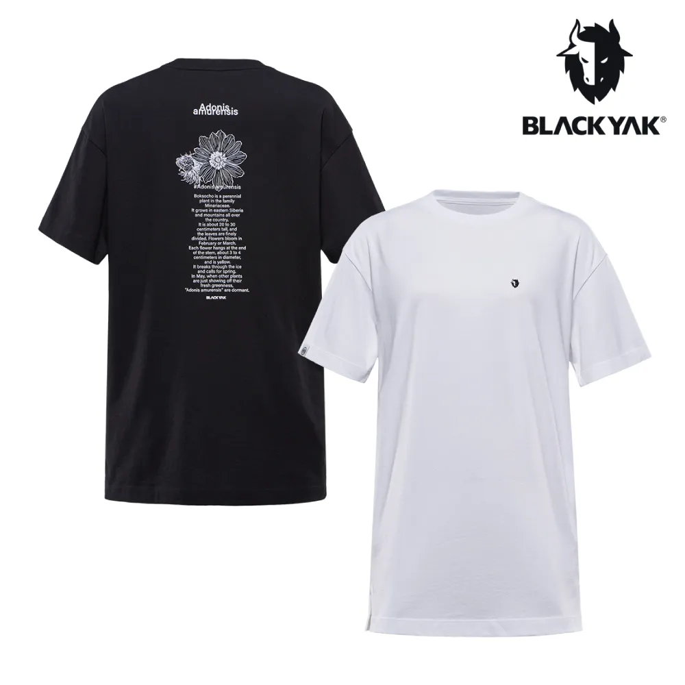 【BLACKYAK】女 印花圓領短袖上衣(淺粉紅/丁香紫)-春夏 登山 涼感彈性 女上衣| BYBB1WC501 歷史價格詳細信息