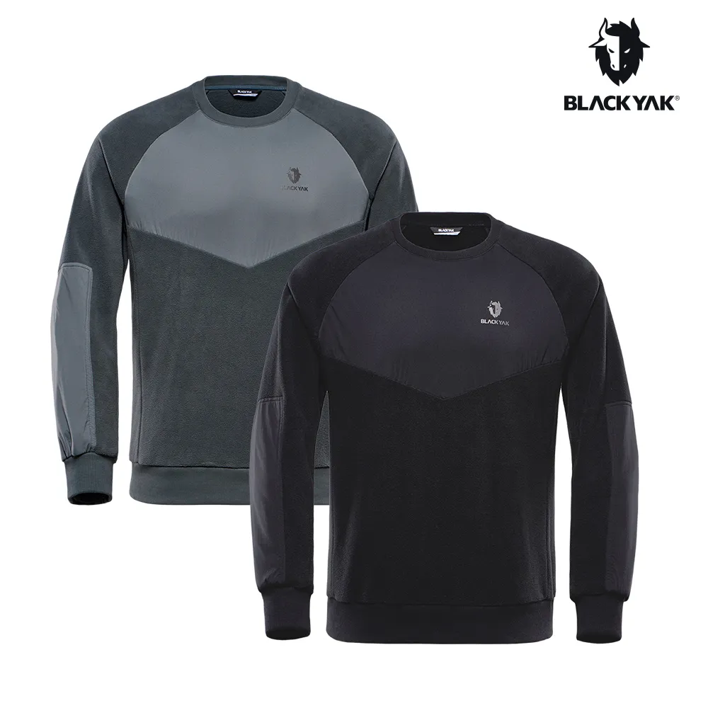 【BLACK YAK】男拼接長袖半開襟上衣 [酒紅] 半開襟上衣| BYIA2MC70106 歷史價格詳細信息