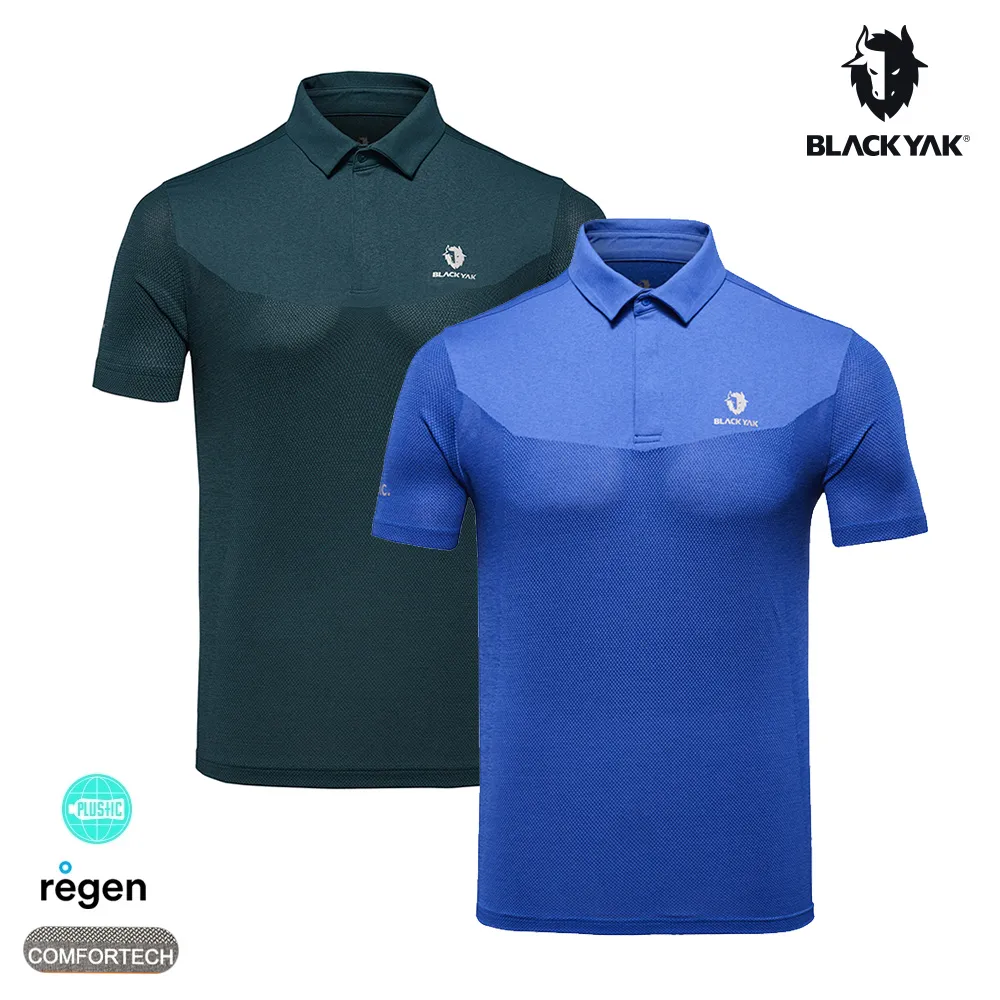 【BLACKYAK】男 COMFORTECH ECO短袖半開襟(水藍/藍綠)-吸濕快乾|BYDB1MC802 歷史價格詳細信息