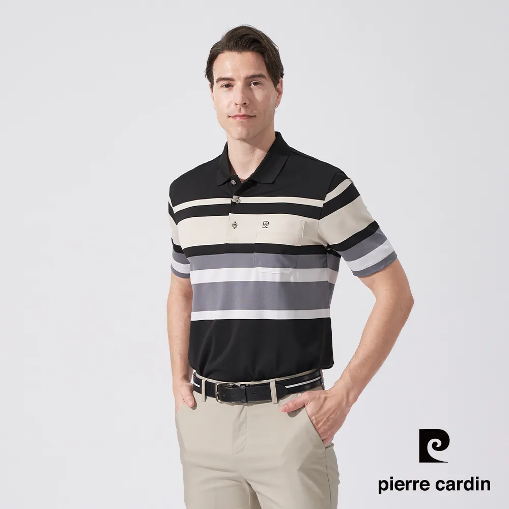 【pierre cardin 皮爾卡登】男款 TOP定位橫條短袖POLO衫-紫色 (5237293-25) 歷史價格詳細信息