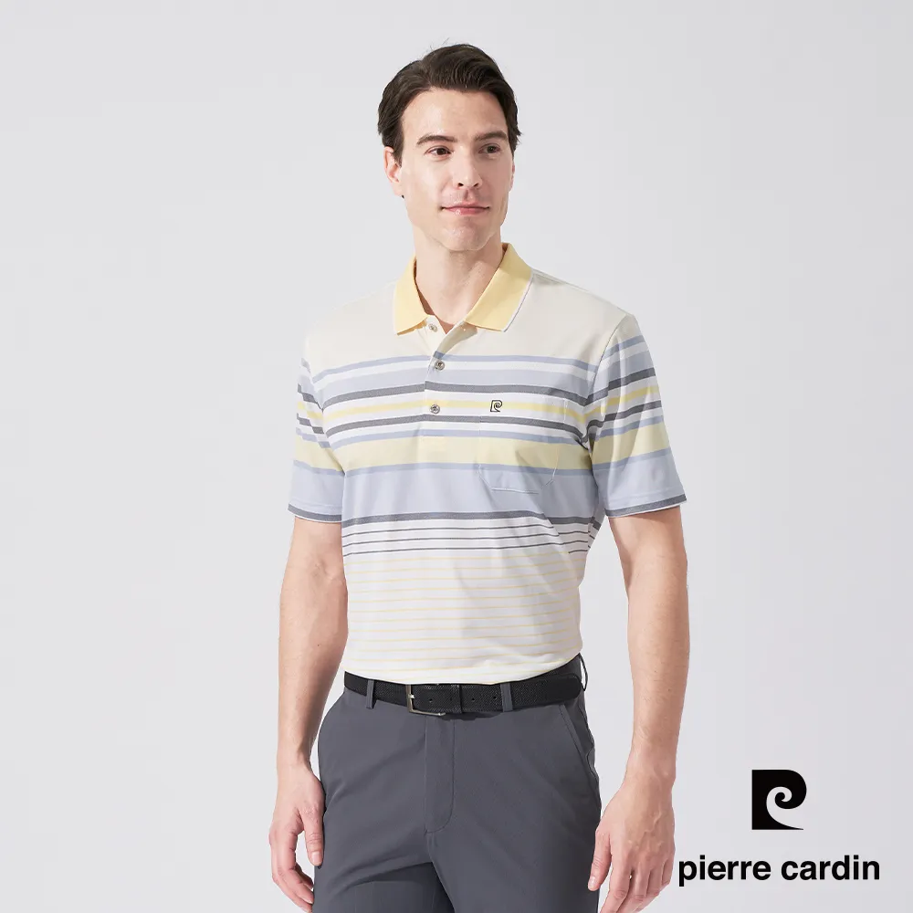 【pierre cardin 皮爾卡登】男款 TOP定位橫條短袖POLO衫-紫色 (5237293-25) 歷史價格詳細信息