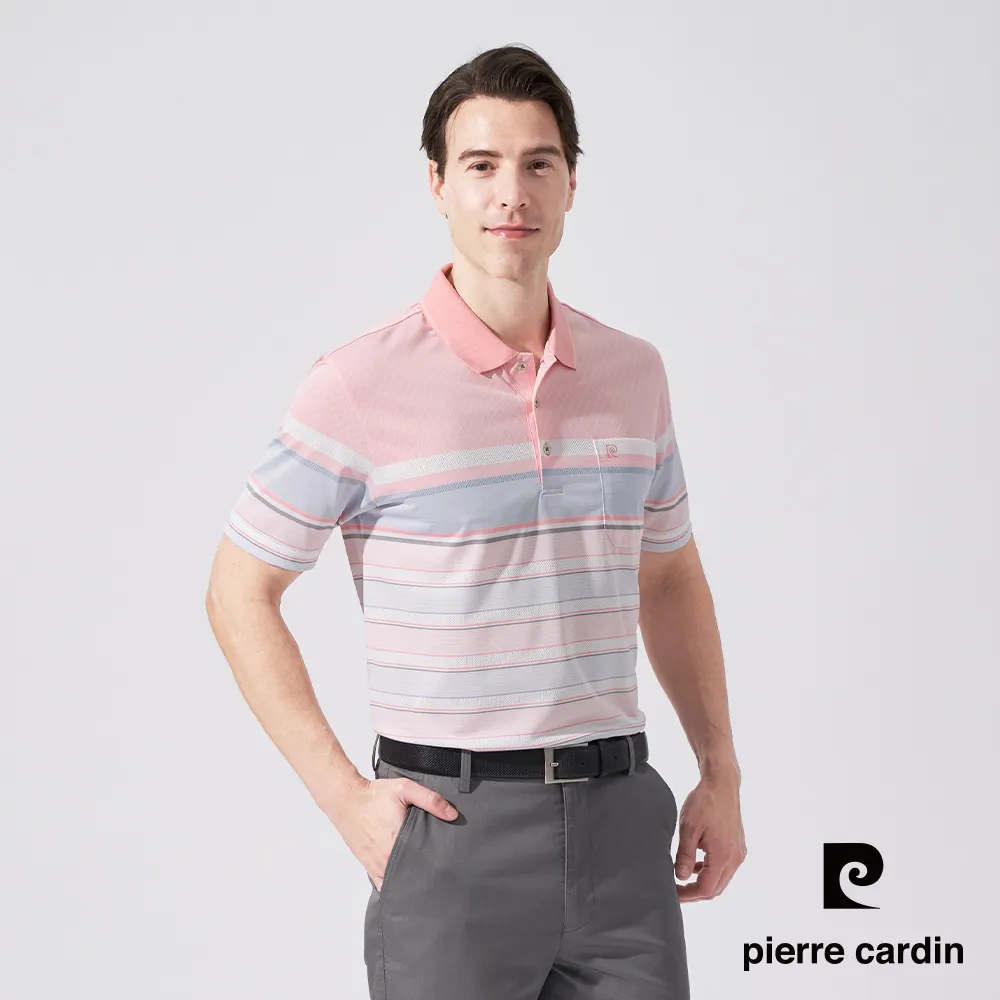 【pierre cardin 皮爾卡登】男款 TOP定位橫條短袖POLO衫-紫色 (5237293-25) 歷史價格詳細信息