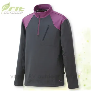 【FIT】男新款 內刷保暖上衣 / 內刷保暖系列 / 灰紫色 EW1102 歷史價格詳細信息
