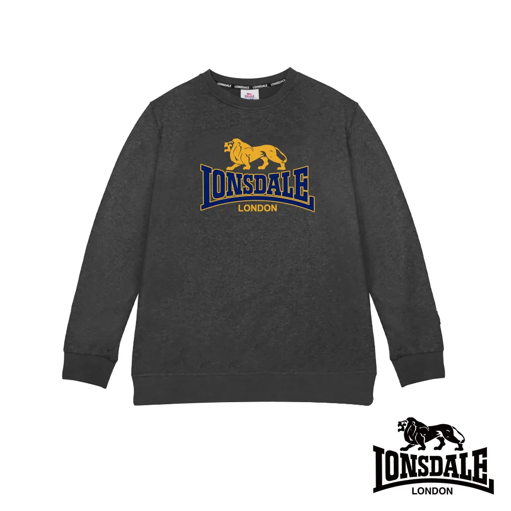 LONSDALE 英國小獅-經典LOGO內刷絨保暖大學T-灰色 LT250019 價格比較,價格查詢,歷史價格詳細信息