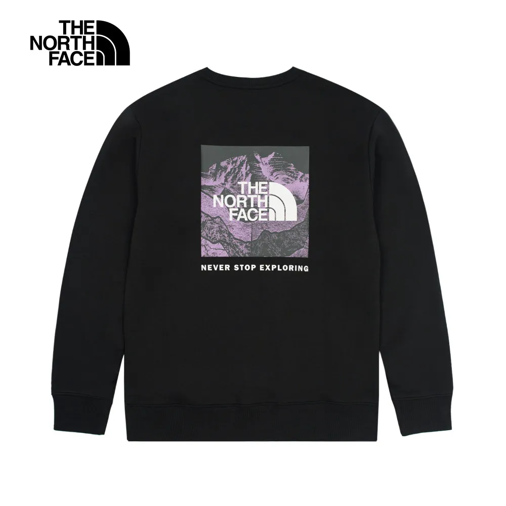 The North Face北面男女款黑色背部大尺寸潑墨印花連帽大學T｜86PZJK3 歷史價格詳細信息