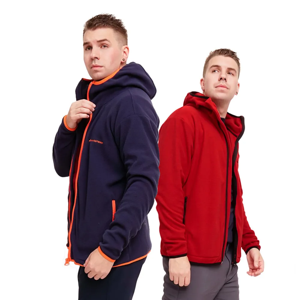 【戶外趣】男款連帽厚磅極地禦寒保暖帽T(LA4401 灰白/淺藍) 歷史價格詳細信息