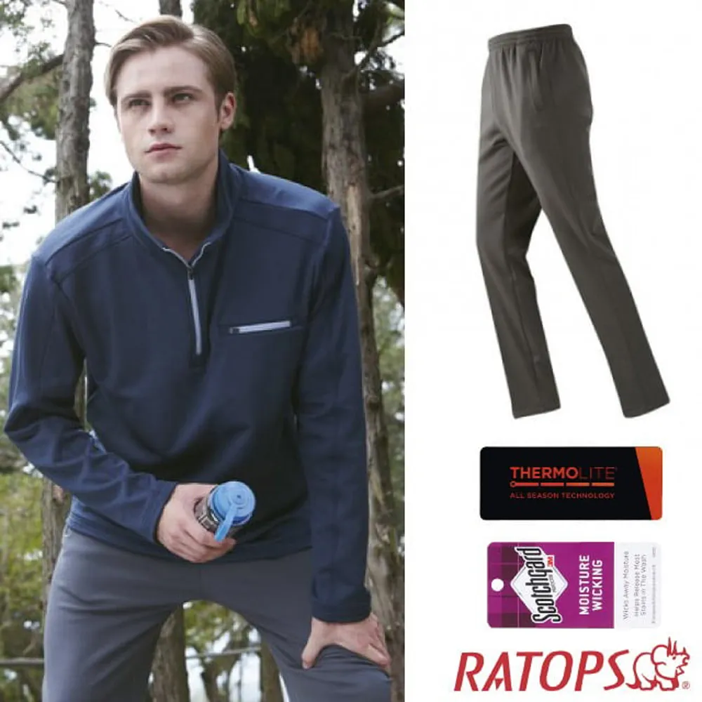 【瑞多仕 RATOPS】男女 中性刷毛保暖長褲(單芽拉鍊) DB6095 暗鐵灰/霧灰色 歷史價格詳細信息