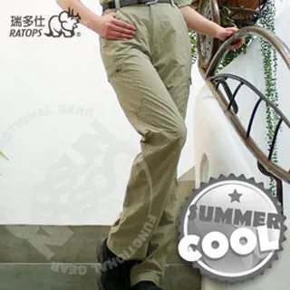 瑞多仕-RATOPS 女款 SUPPLEX 彈性快乾休閒七分褲_DA3211 牆灰色 歷史價格詳細信息