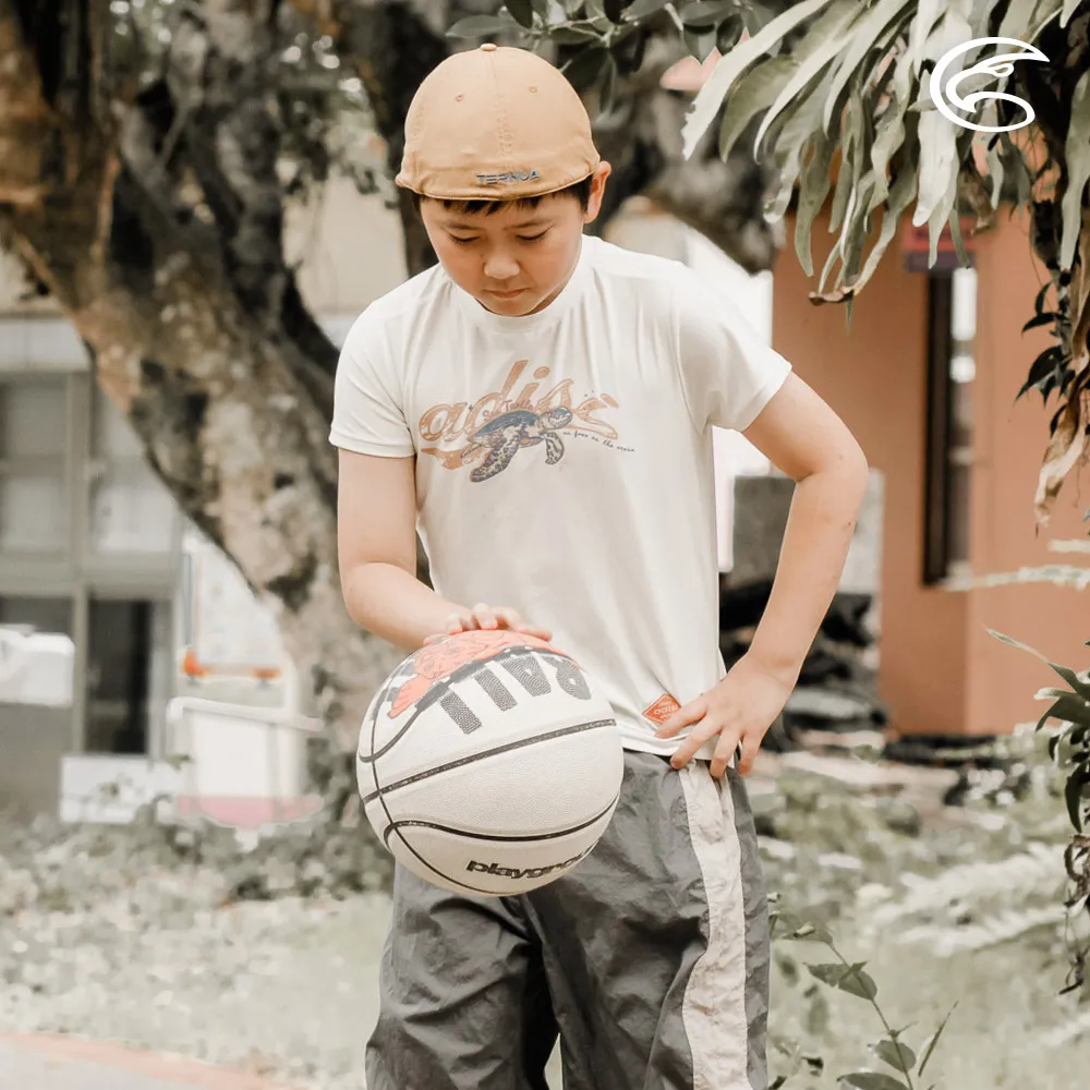 ADISI AL2311018童浪花洞洞短袖圓領透氣圖T/亞德里亞海藍 歷史價格詳細信息