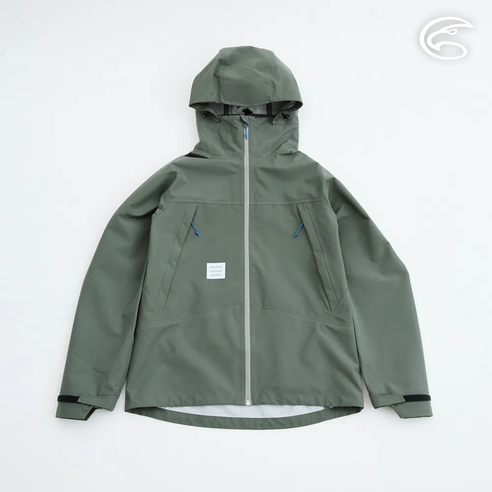 ADISI AJ2391053男輕肌感彈透抗風撥水連帽外套/石墨綠 歷史價格詳細信息