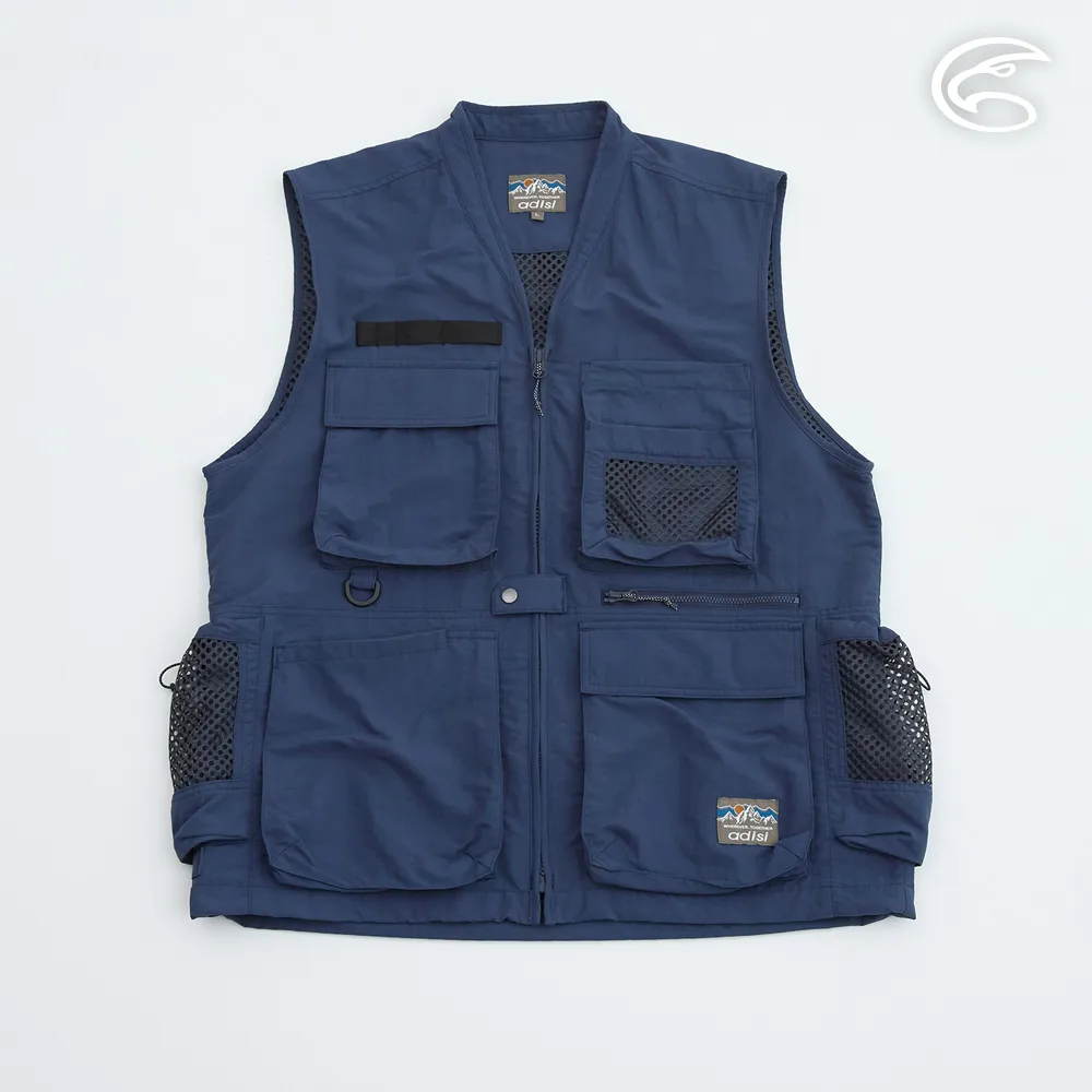【ADISI 環保速乾超撥水全能背心】中性單向導濕環保紗速乾超撥水多口袋背心 AV2411056 / 午夜藍 價格比較,價格查詢,歷史價格詳細信息