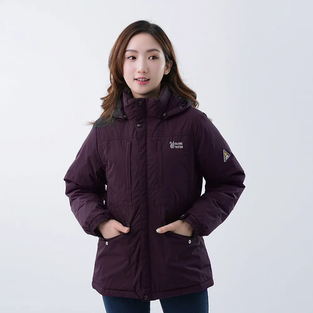 遊遍天下 女款極暖GlobeTex防水防風保暖顯瘦中長版羽絨外套GJ23032 / 紅色 歷史價格詳細信息