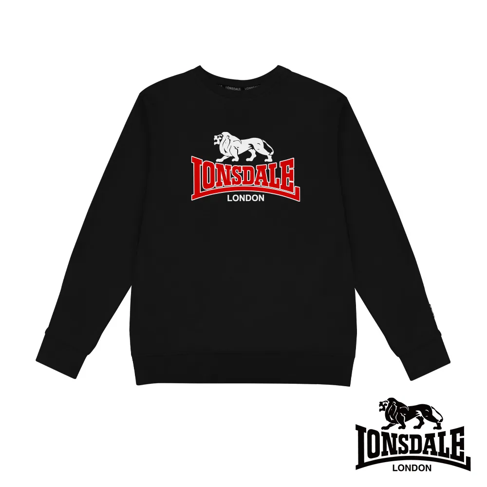 LONSDALE 英國小獅  經典LOGO長袖大學T恤-紅色 LT250015 歷史價格詳細信息