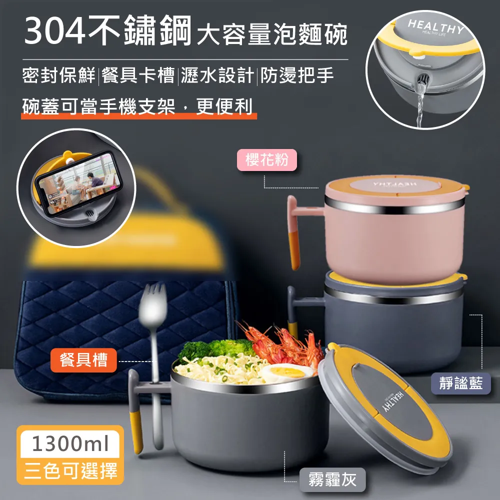 QHL 酷奇 304不鏽鋼大容量便當盒-1500+1100ml 歷史價格詳細信息