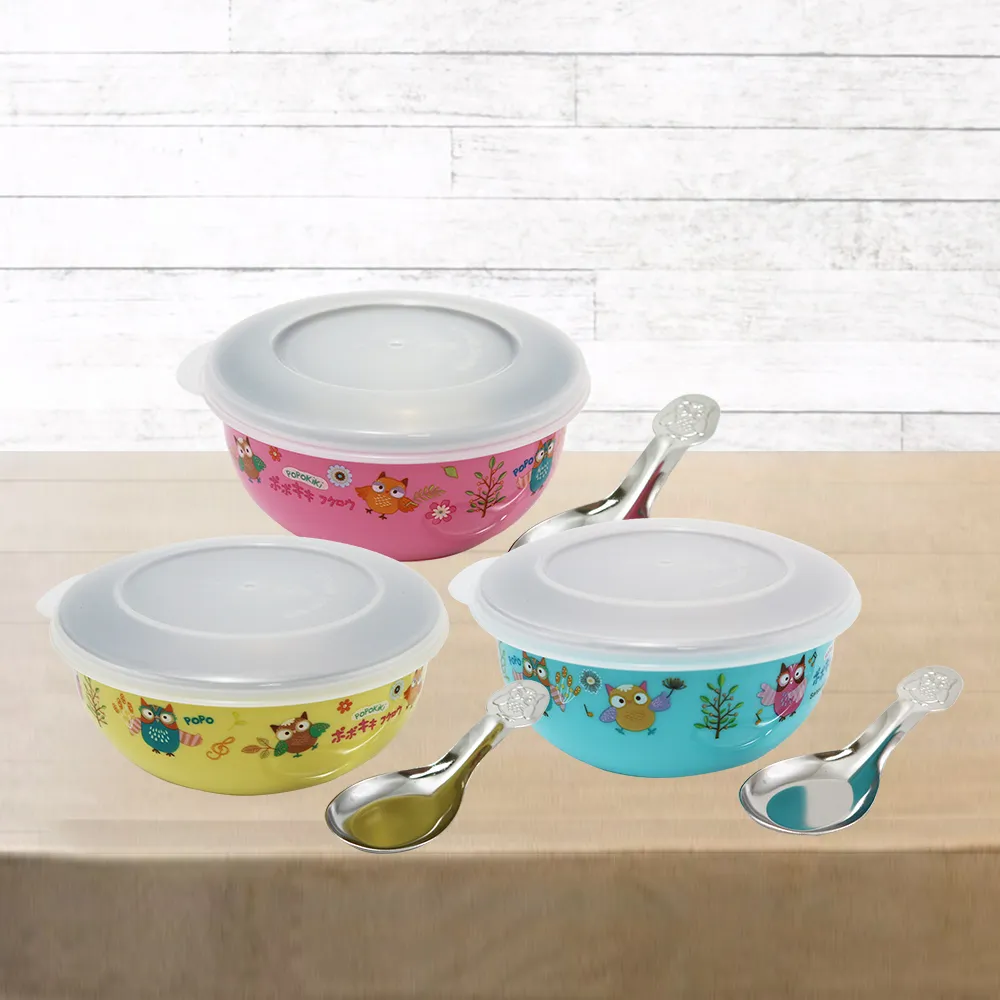 PoPoKiKi 不銹鋼雙耳隔熱碗 (單入)【佳兒園婦幼館】 歷史價格詳細信息
