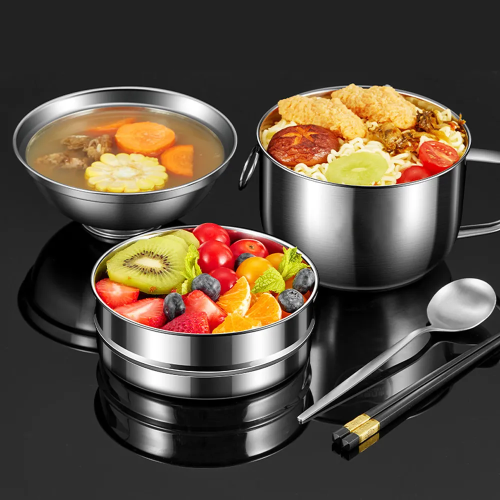 304不銹鋼多用途可瀝水泡麵碗 歷史價格詳細信息