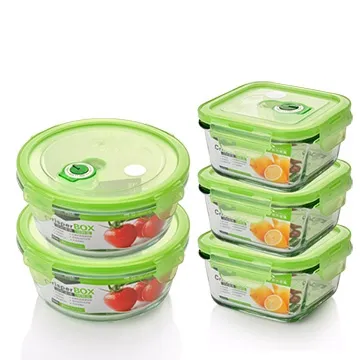 【品愛生活】玻璃密封保鮮盒五件組 歷史價格詳細信息