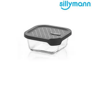 【韓國sillymann】 正方型三件組-100%鉑金矽膠微波烤箱輕量玻璃保鮮盒組-灰 歷史價格詳細信息