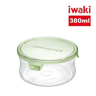 【iwaki】日本耐熱玻璃圓形微波保鮮盒380ml(粉色) 歷史價格詳細信息