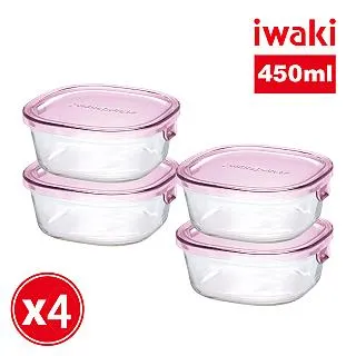 【iwaki】日本耐熱玻璃微波保鮮盒四件組(200ml*2/500ml/1.2L) 歷史價格詳細信息