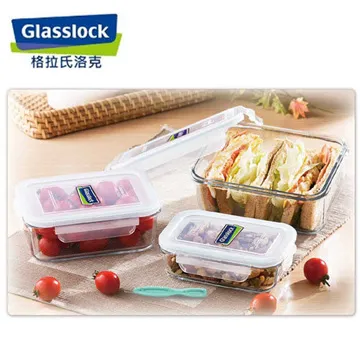 【韓國 Glasslock】三件式強化玻璃保鮮盒組 SGS檢測通過(400ml+715ml+1100ml 贈膠條易取棒) 歷史價格詳細信息