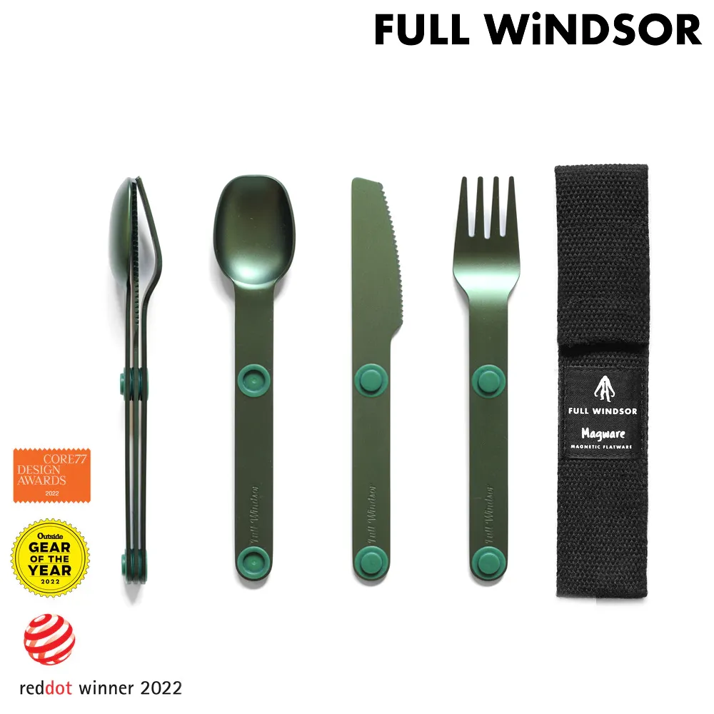 Full Windsor Magware 磁性餐具三件組 MAG-SS-TUR 水藍 / 叉刀匙 鋁合金 露營炊具 歷史價格詳細信息