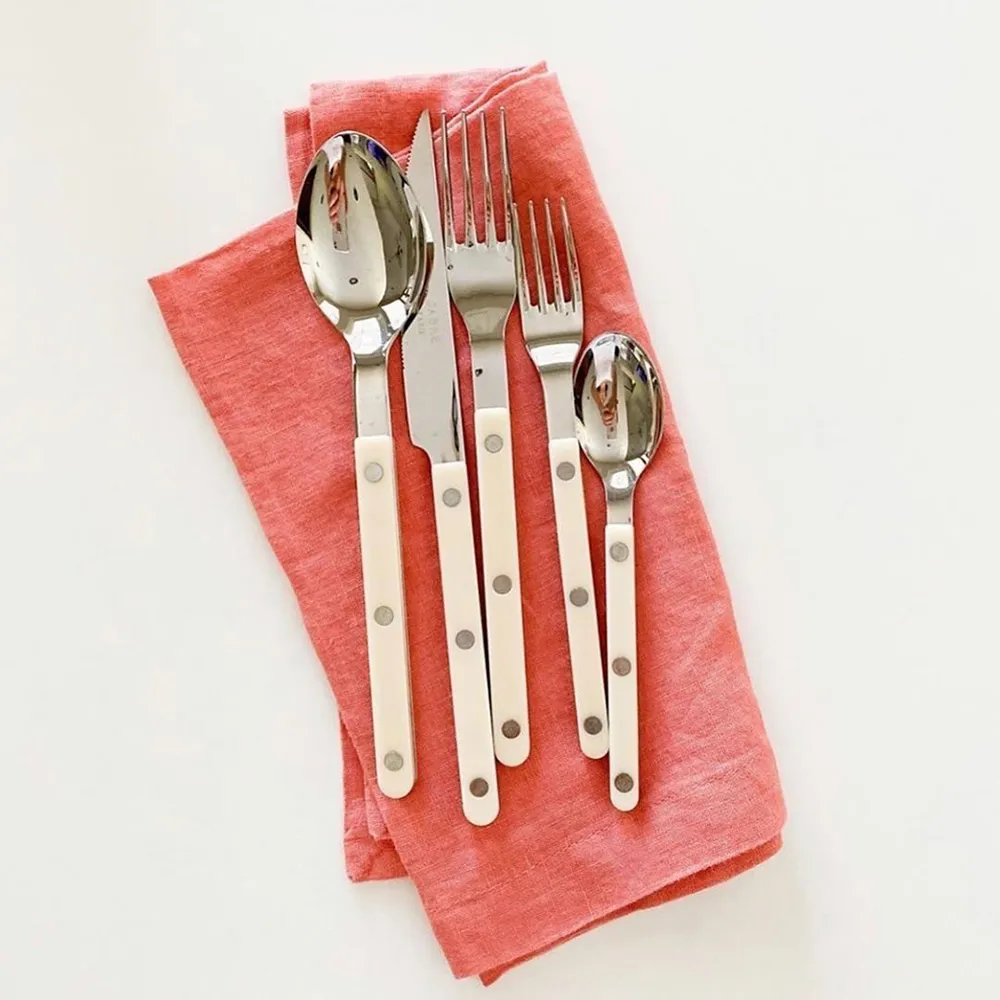 【Sabre Paris】Bistrot復古酒館純色系列-亮面主餐刀-寶石藍 歷史價格詳細信息