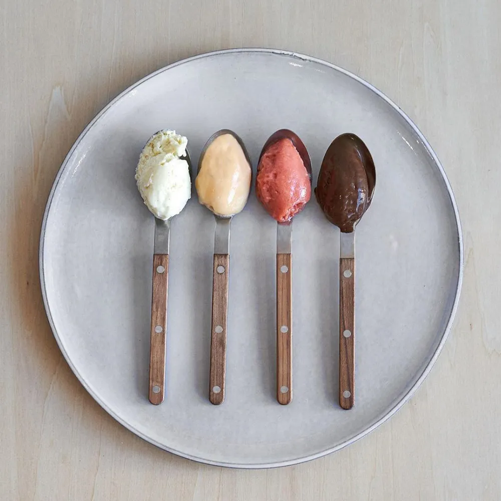 【Sabre Paris】Bistrot復古酒館混合材質系列-亮面茶匙-隕石白 歷史價格詳細信息