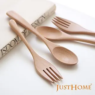 Just Home櫸木柄304不鏽鋼餐叉4件組(自然簡約鄉村風/露營餐具) 歷史價格詳細信息
