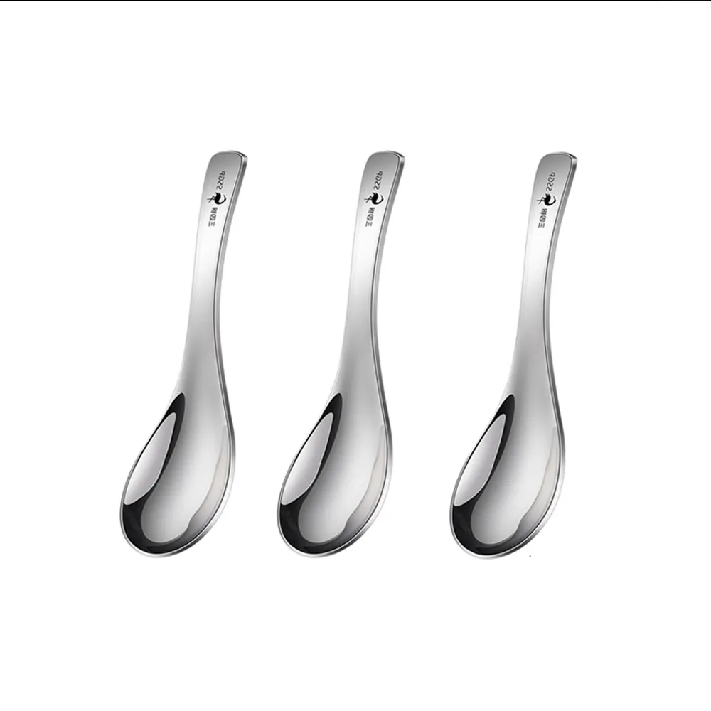 PUSH!餐具304不銹鋼湯匙勺子金屬湯勺短柄寶寶勺子兒童小勺子(粉色盒一入)E121-1 歷史價格詳細信息