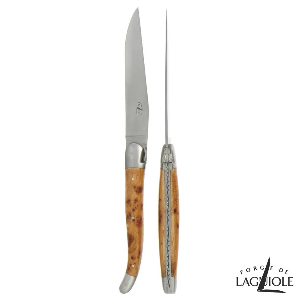 Forge de Laguiole 頂級手工樺木牛排刀叉禮盒組-亮面 歷史價格詳細信息