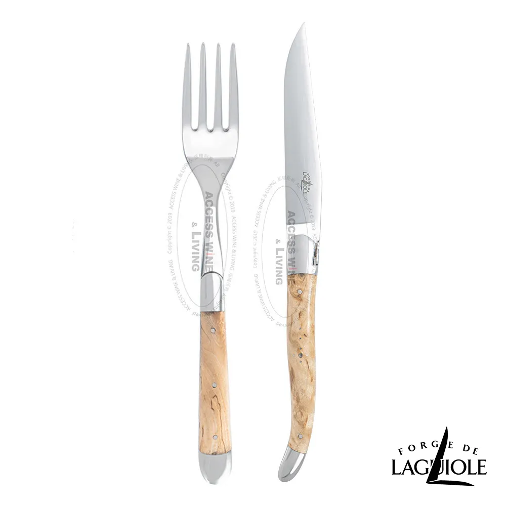 Forge de Laguiole 頂級手工樺木牛排刀叉禮盒組-亮面 歷史價格詳細信息